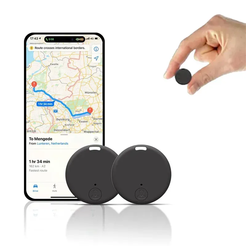 A GPS tracker on agricultural product