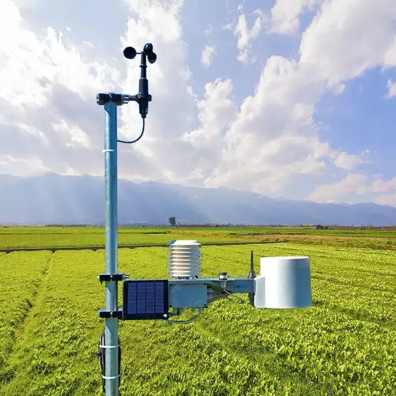 Sensors used in an agricultural weather station