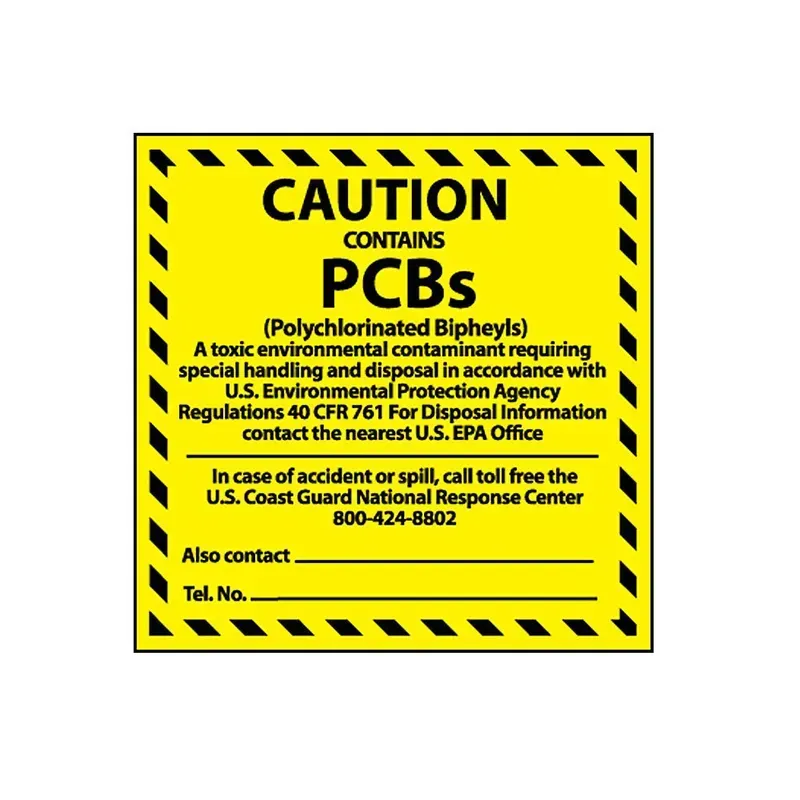 A durable PCB label for agricultural use.