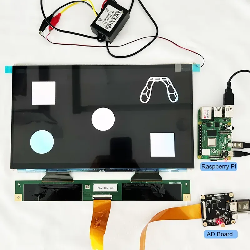 Components used in a high-resolution display.