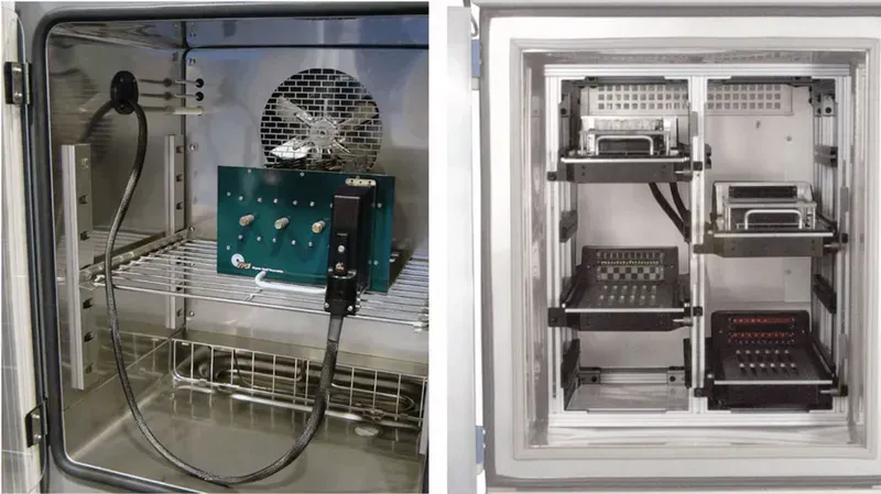 Environmental testing of an AIS board