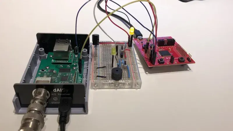 A prototype of an AIS board