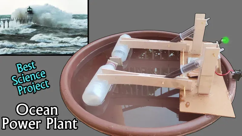 PCB used in a successful ocean energy harvesting project