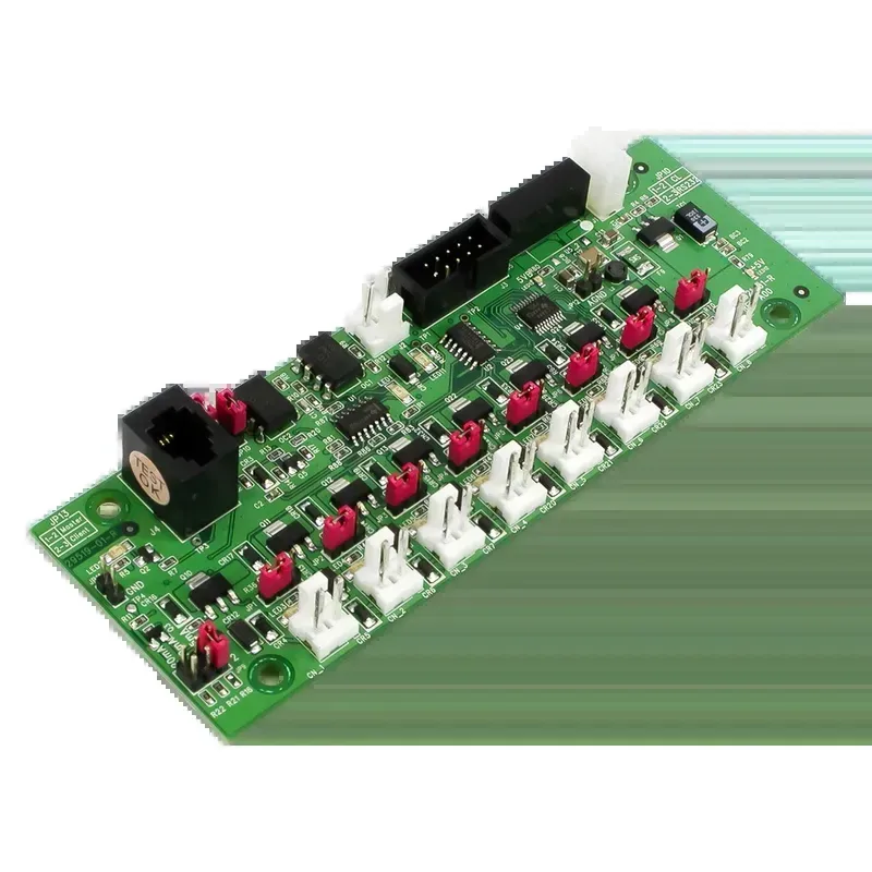 A microcontroller on a fuel monitoring board.