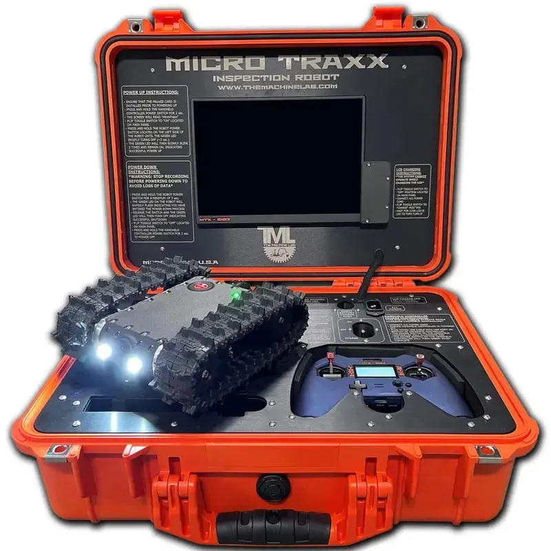 A photo of a successful unmanned inspection robot project