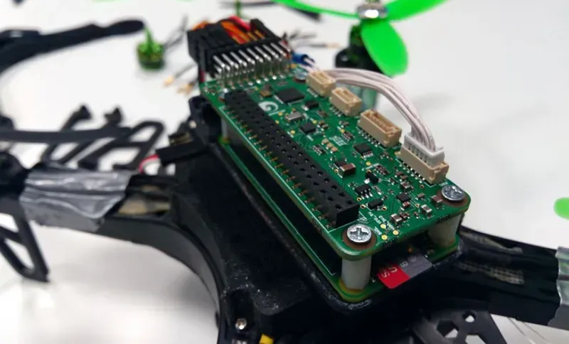 A drone using a PCB from Zero One Solution
