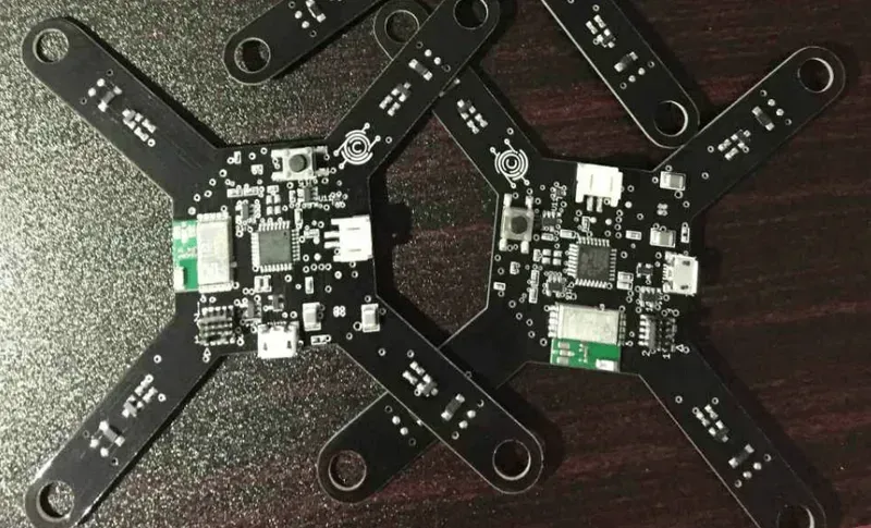 Assembling a quadrotor drone control PCB