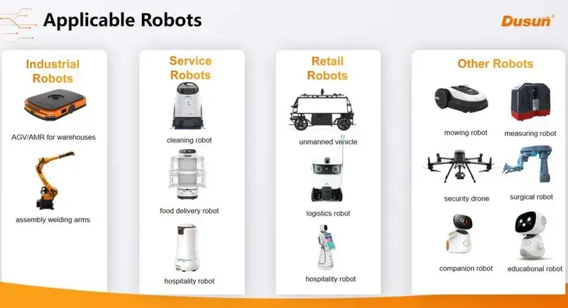A food delivery robot's motherboard