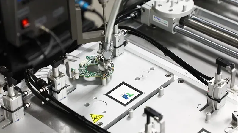 Robot vision processing board used in manufacturing
