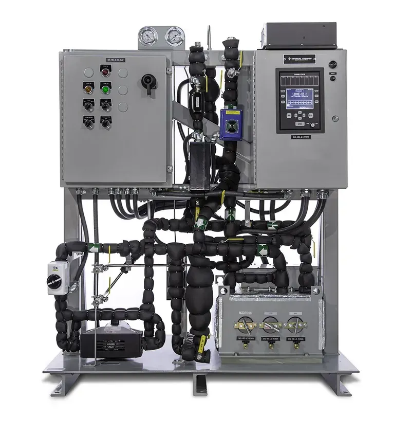 A completed radiation monitoring station control board project