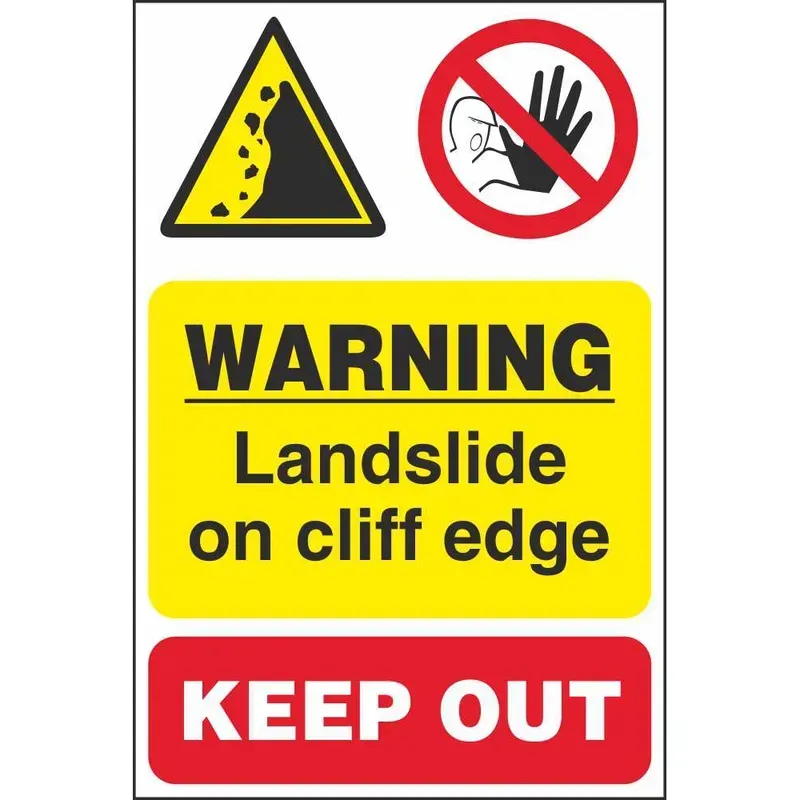 A landslide early warning board