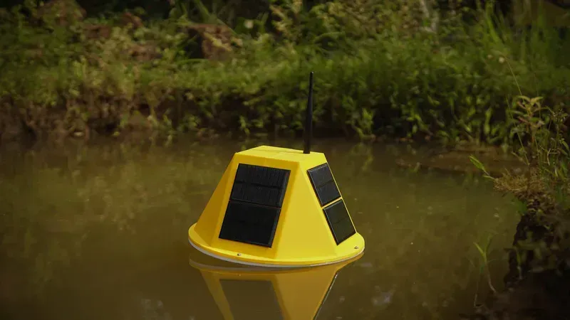 A forest resources monitoring buoy