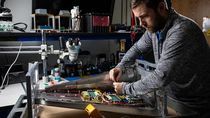 A workshop assembling deep sea PCB boards